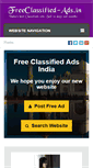 Mobile Screenshot of freeclassified-ads.in